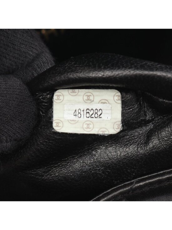 Chanel Backpack Quilted Black Lambskin Double Turnlock Chain main image 3